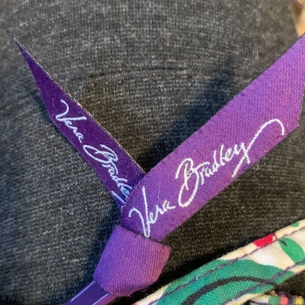Vera Bradley Floral Wristlet Wallet Purple